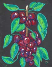 Cherries by artist Angela Young