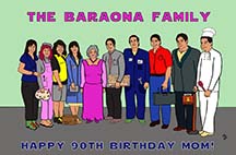 Portrait of the Baraona family