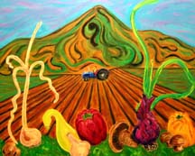 "Morgan Hill Bounty" by artist Angie Young