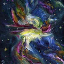 Star forming region S106 by artist Angie Young