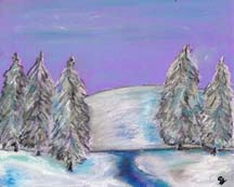 Winter Wonderland by artist Angela Young